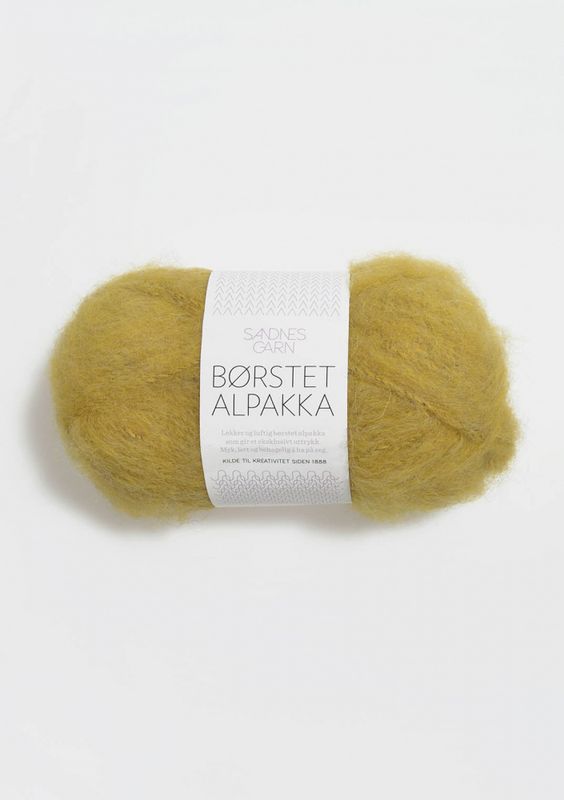 BØRSTET ALPAKKA