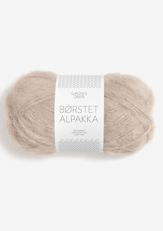 BØRSTET ALPAKKA